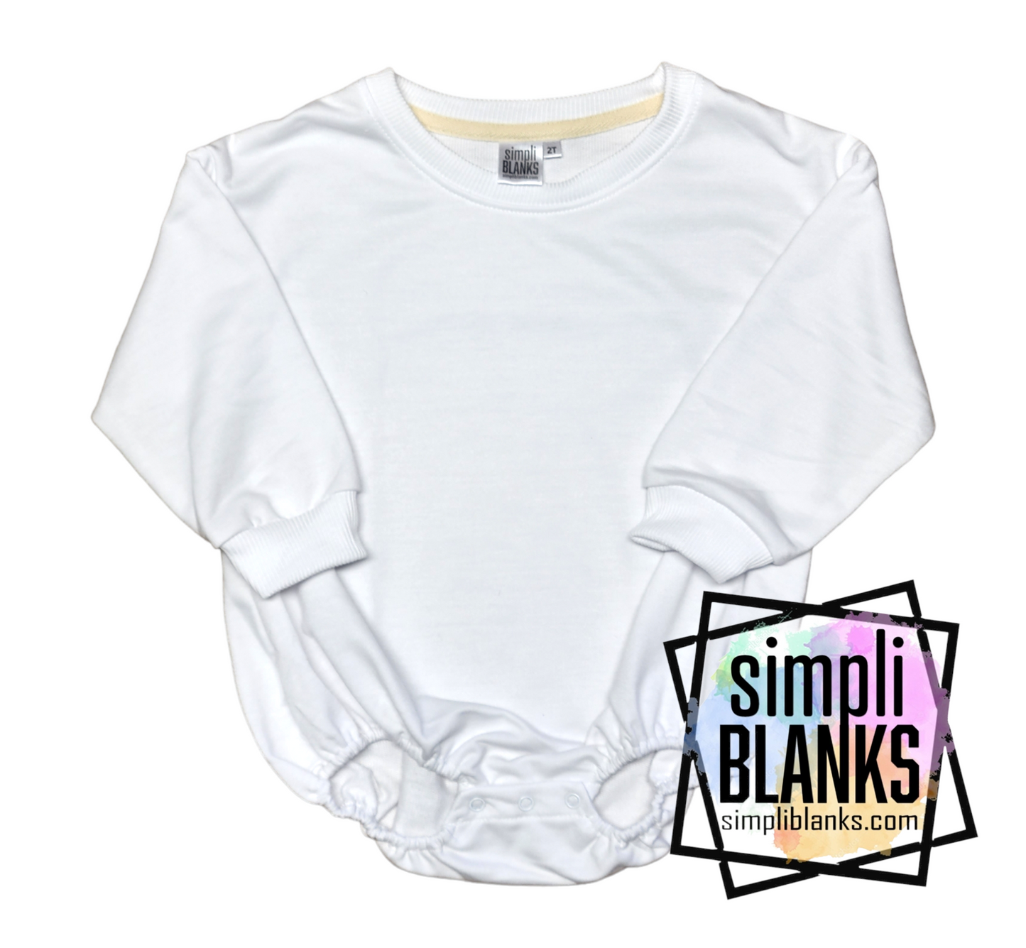 SWBBR- Sweatshirt Romper (White)