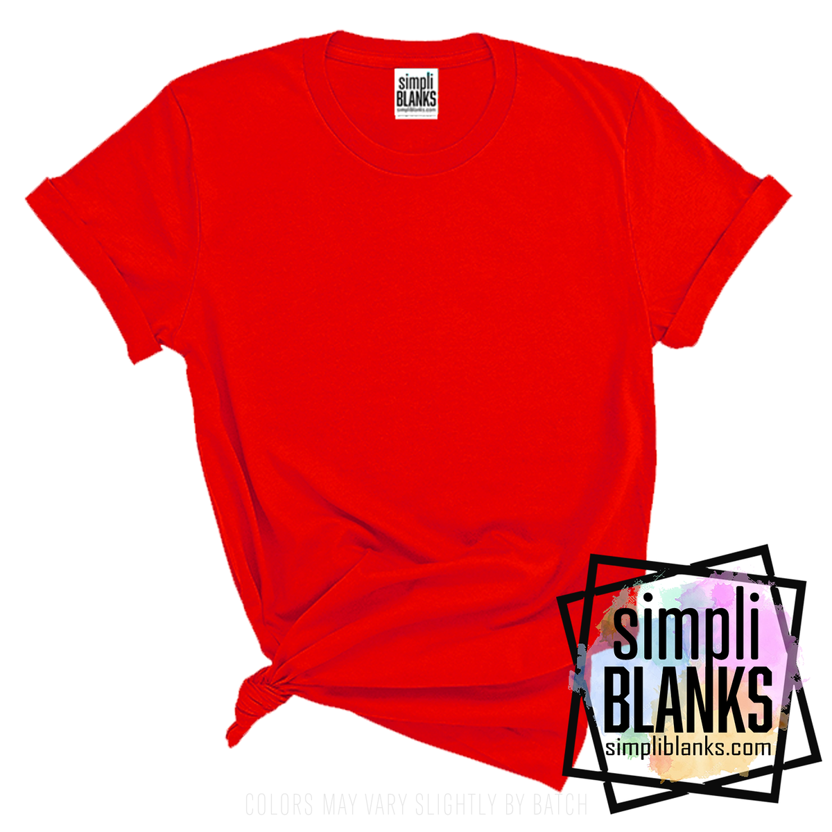 plain red t shirt front and back for girls