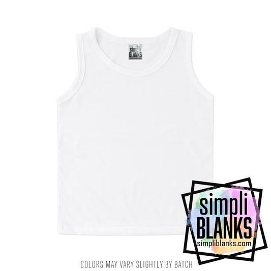 TT- KIDS (WHITE) TANK TOP