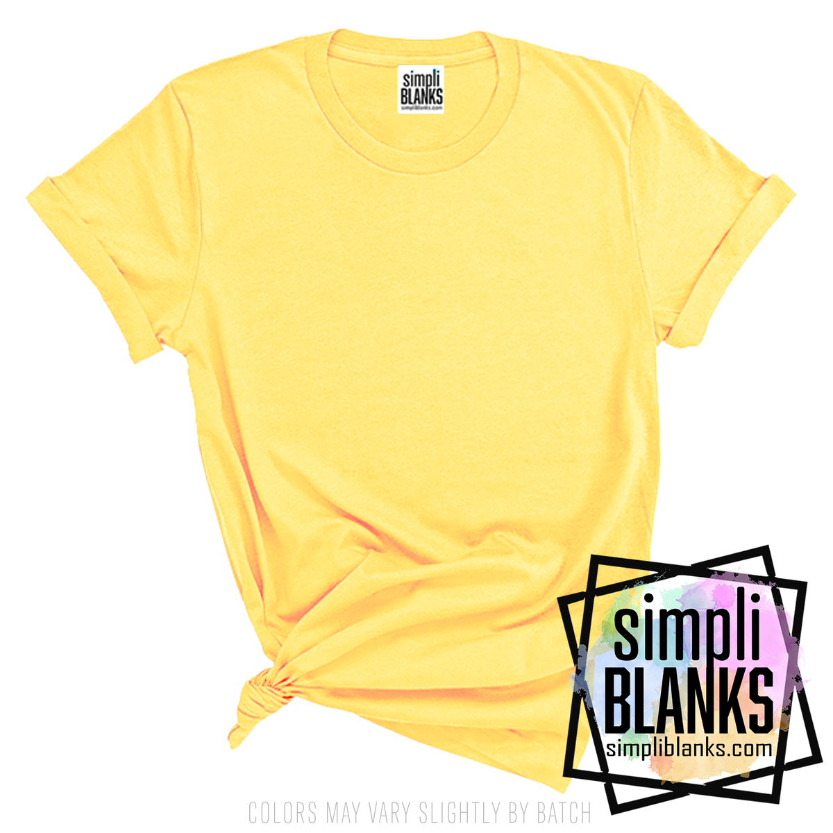 Plain online yellow shirt