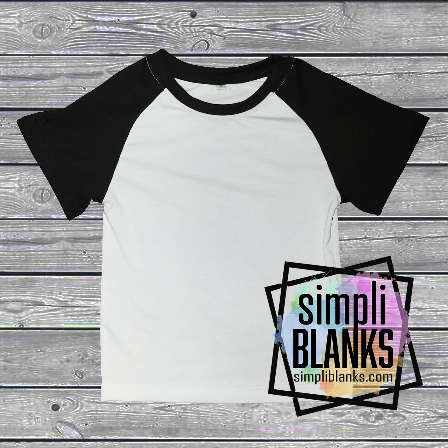 Black Sleeve Raglan/White Body (Resized)