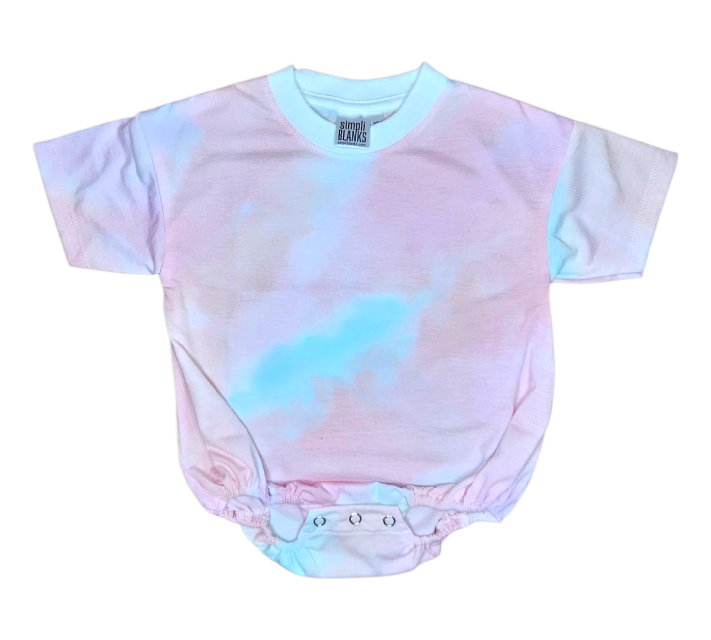 BBR- Baggy Baby Romper (Tie-Dye/Cotton Candy)