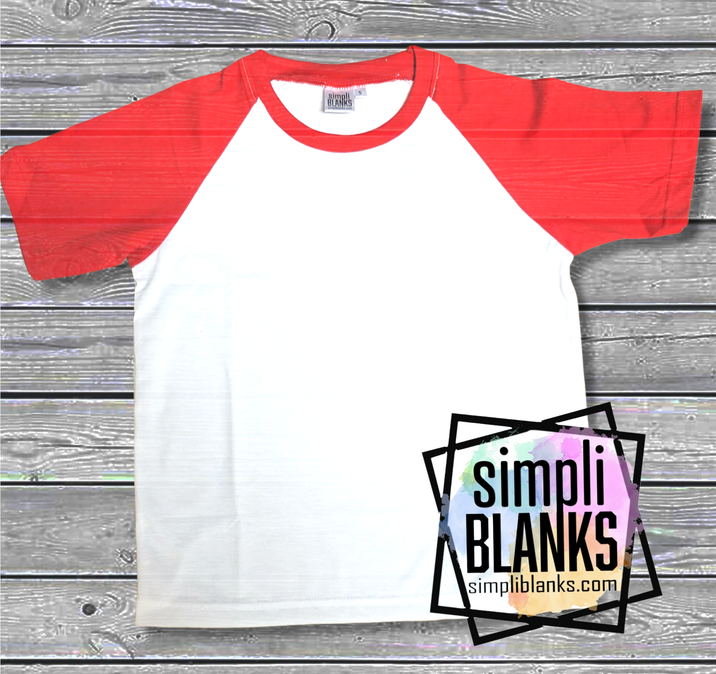 SS- RED Raglan Sublimation Shirt