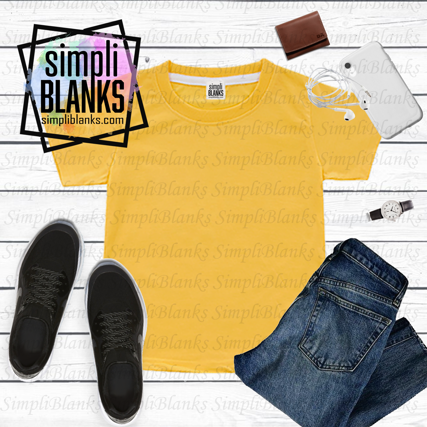 Mustard Shirt MockUP (Mens)