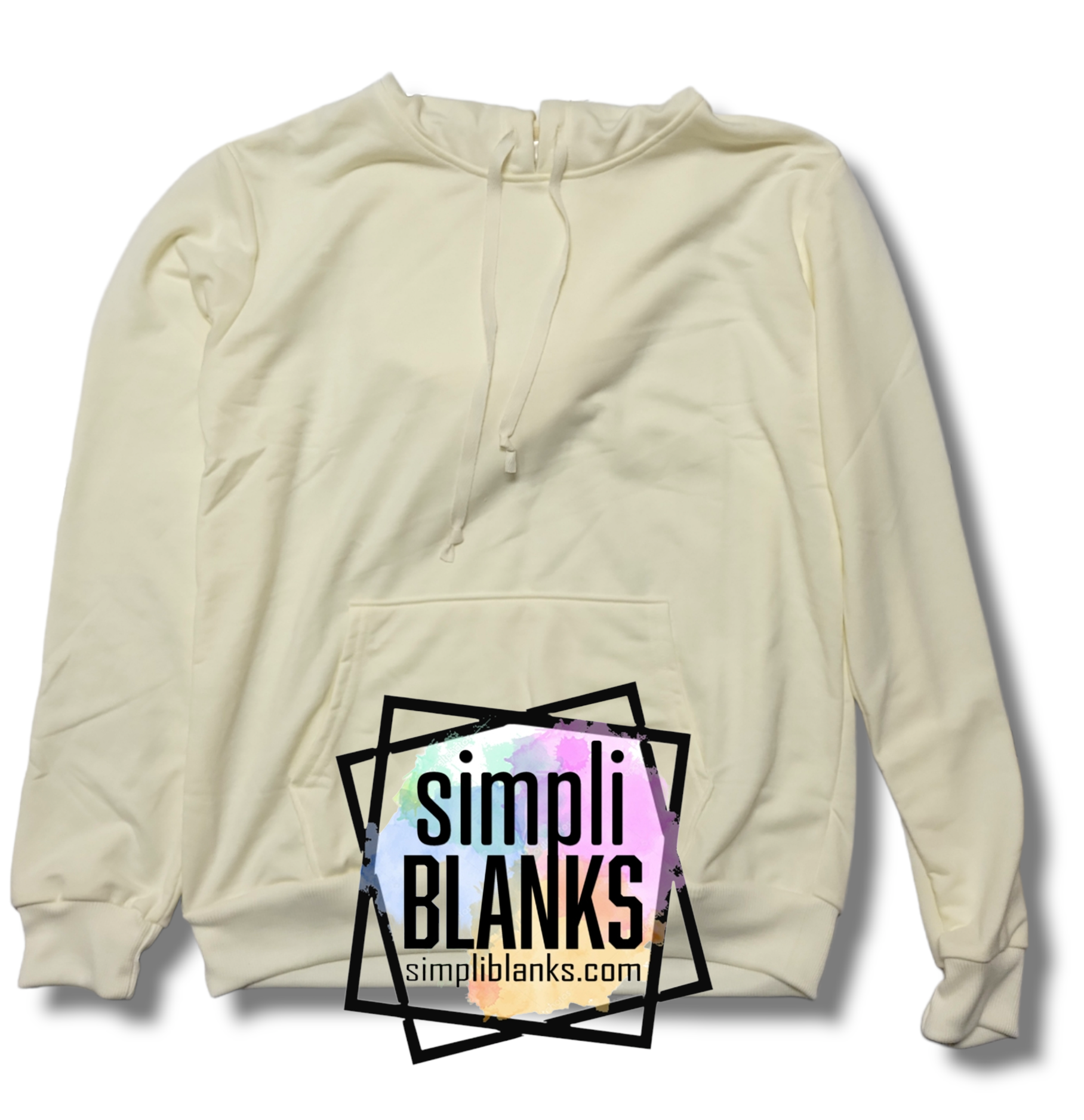 Fleece Cream- Unisex Sublimation hoodie- Adult Sizes Only