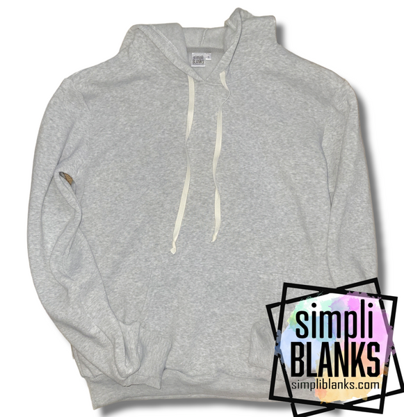 Fleece Grey- Unisex Sublimation hoodie- Adult Size Only