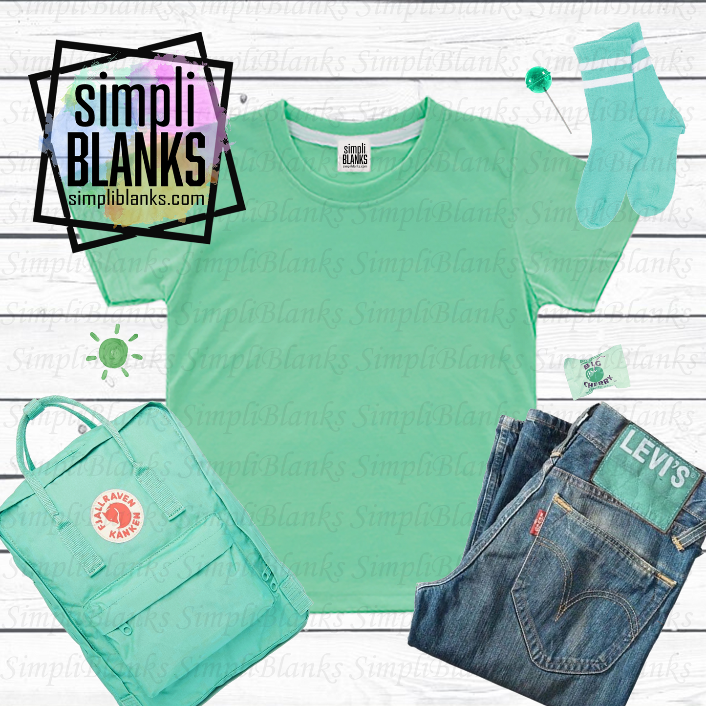 Mint Shirt MockUP (Kids)