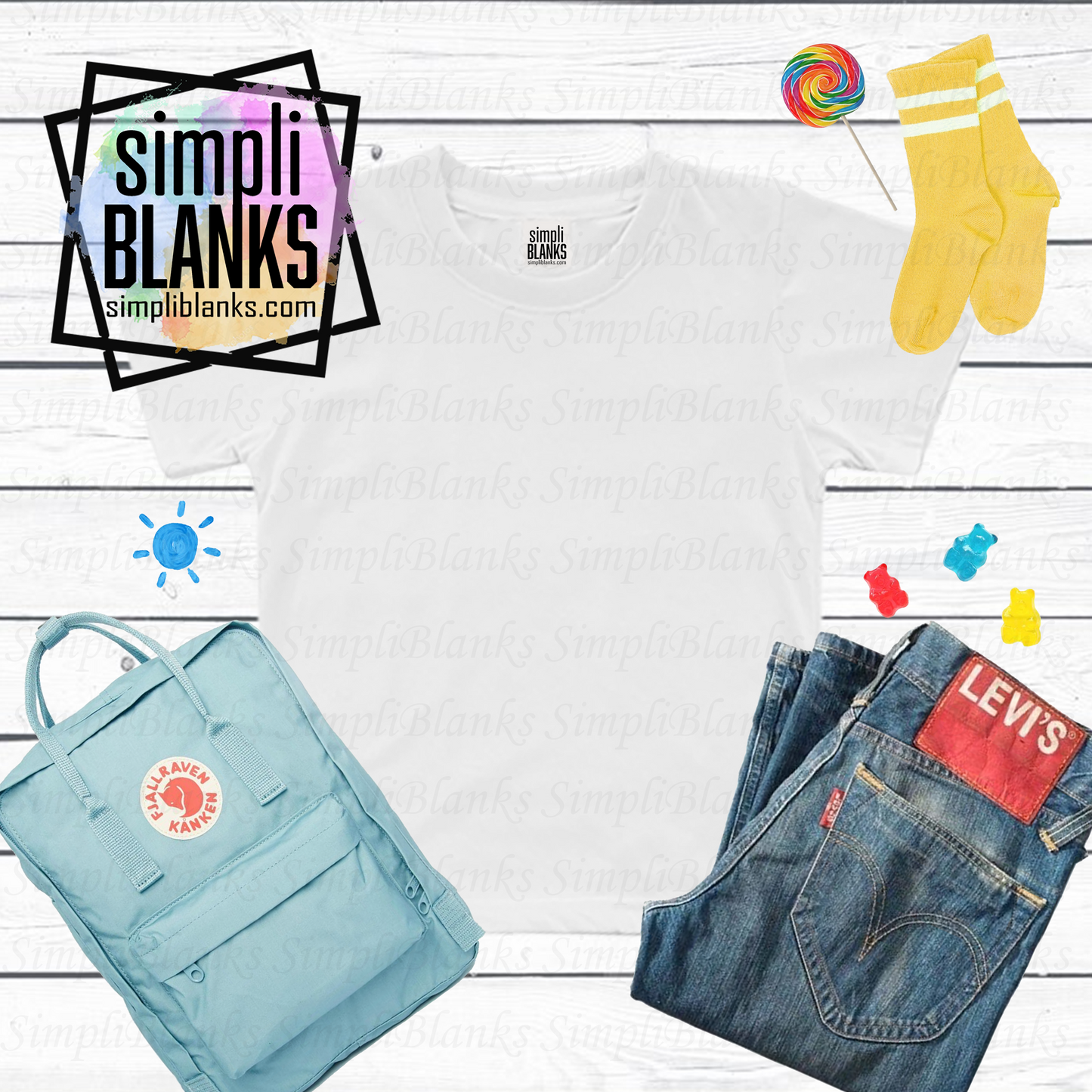 White Shirt MockUP (Kids)
