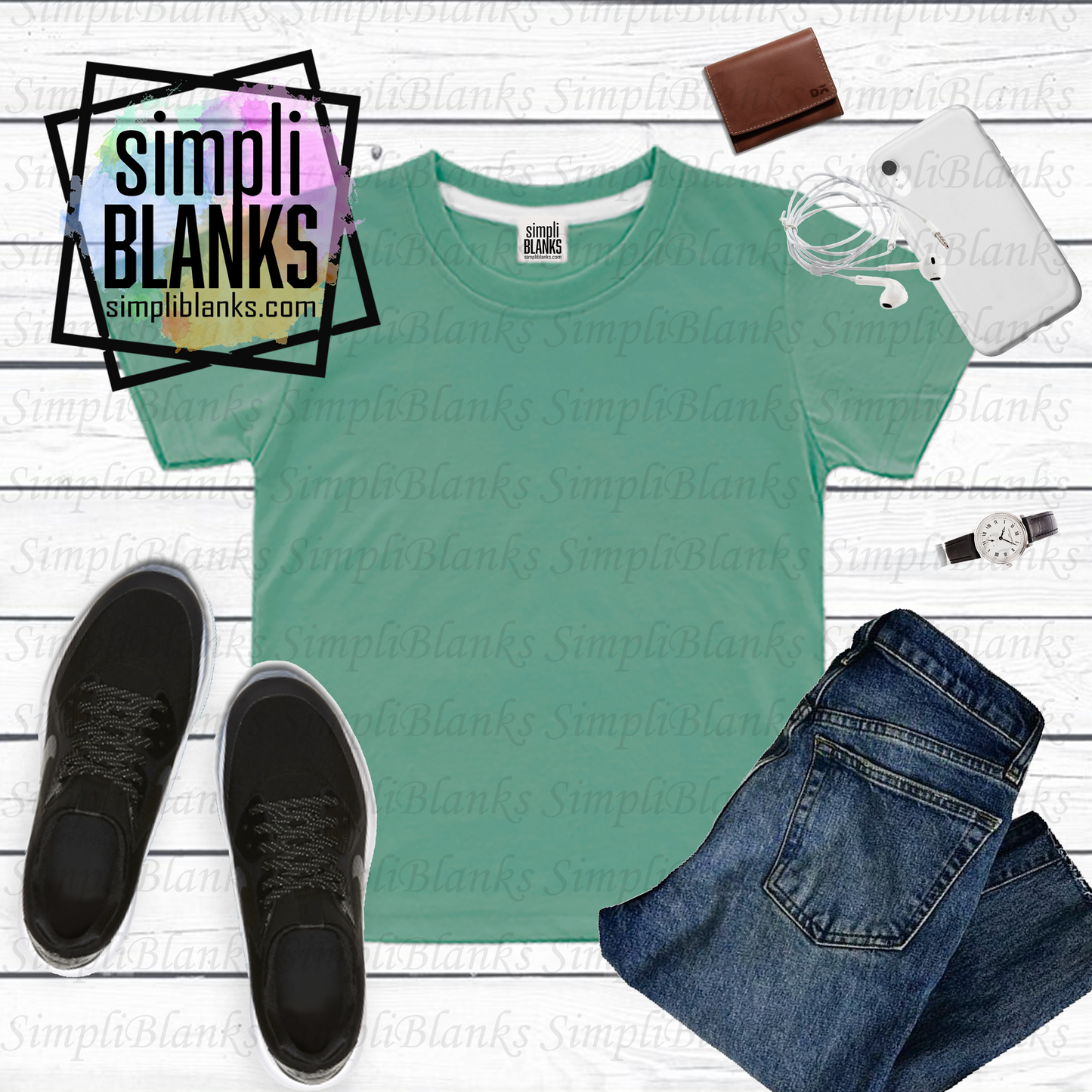 Teal Shirt MockUP (Mens)