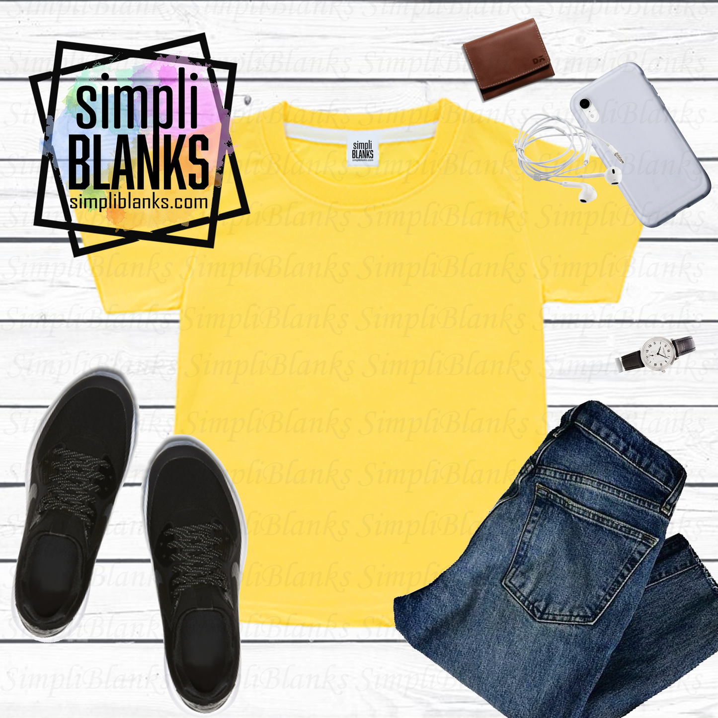 Yellow Shirt MockUP (Mens)