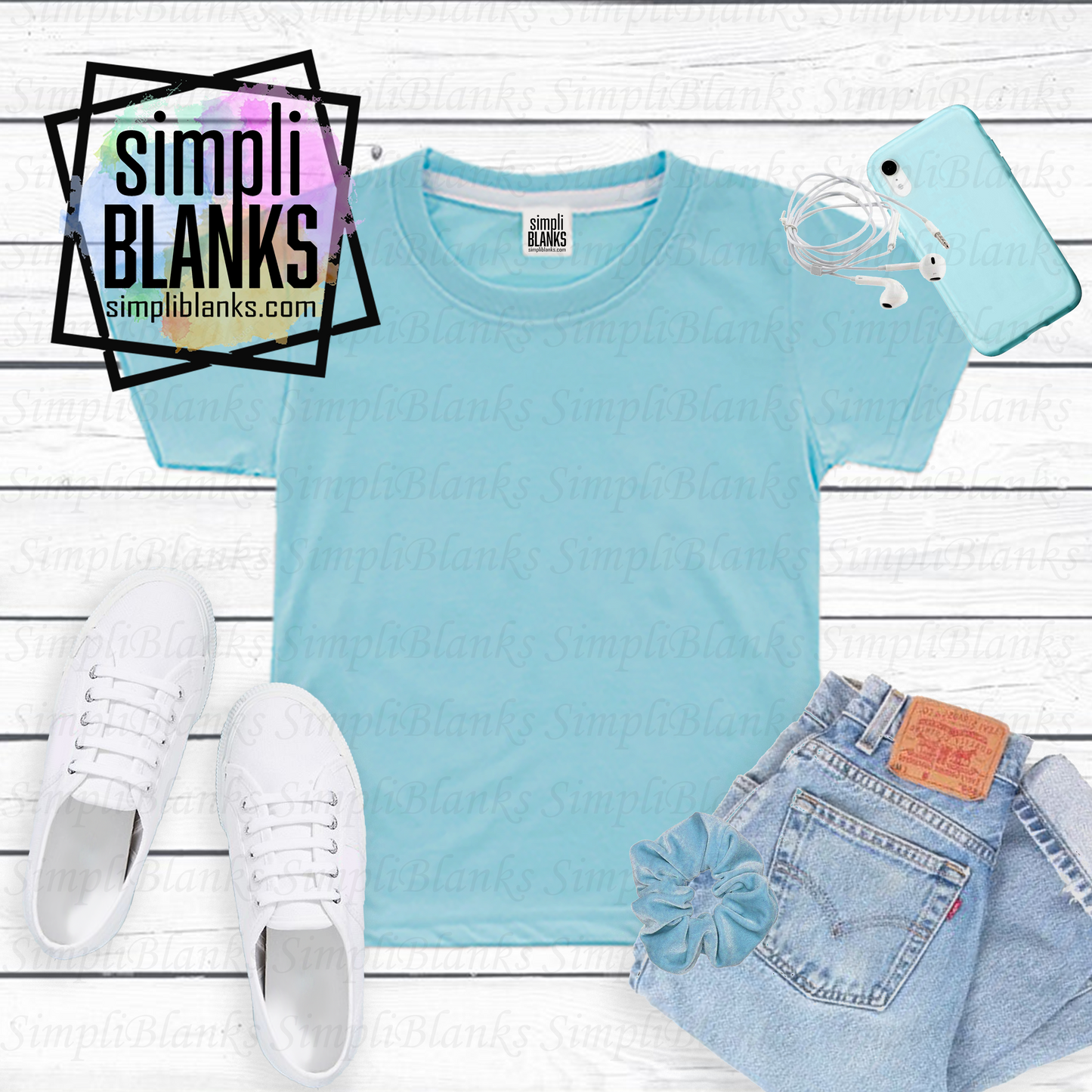 Blue Shirt MockUP (Womans)