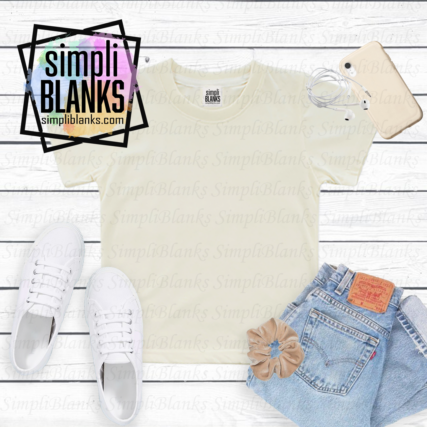 Cream Shirt MockUP (Womans)