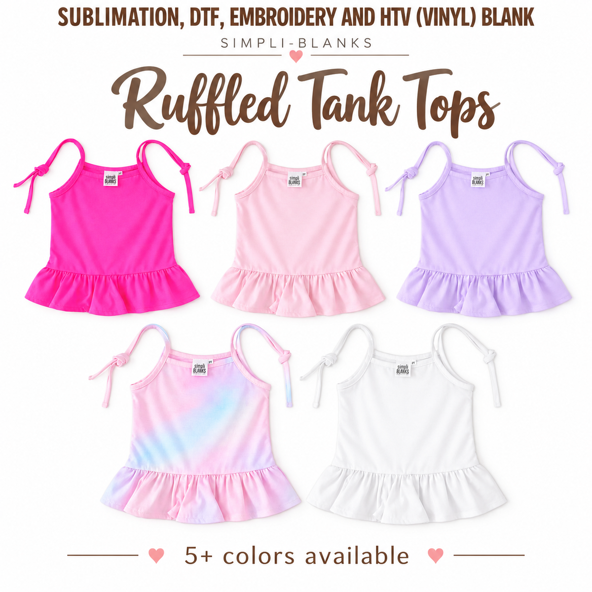 Girls Ruffled Tank Top