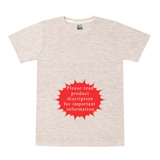 SS- UNISEX SHIRT (OATMEAL)