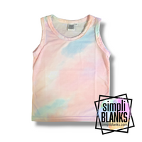TT- PINK COTTON-CANDY SUBLIMATION TANK TOP (TODDLER & YOUTH)
