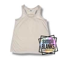 RB-(NATURAL) WOMANS FLOWY RACERBACK