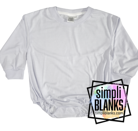 LSBBR- Long Sleeve Baggy Baby Romper (Silver)