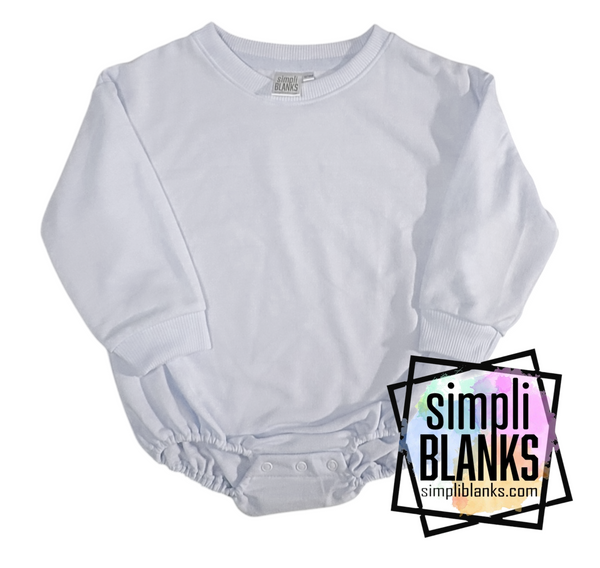 Sweatshirt Romper (Silver)