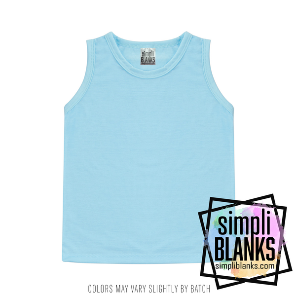 TT- BABY BLUE SUBLIMATION TANK TOP (TODDLER & YOUTH)