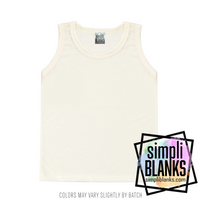TT- CREAM SUBLIMATION TANK TOP (TODDLER & YOUTH)
