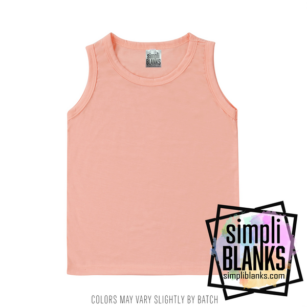 TT- PEACH SUBLIMATION TANK TOP (TODDLER & YOUTH)