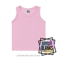 TT- PINK SUBLIMATION TANK TOP (TODDLER & YOUTH)