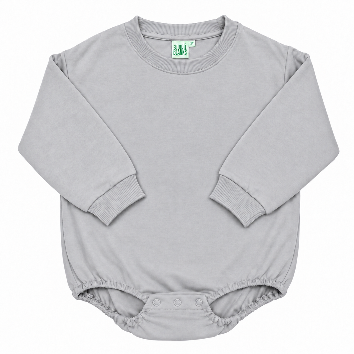 SWBBR- Sweatshirt Romper (Silver)