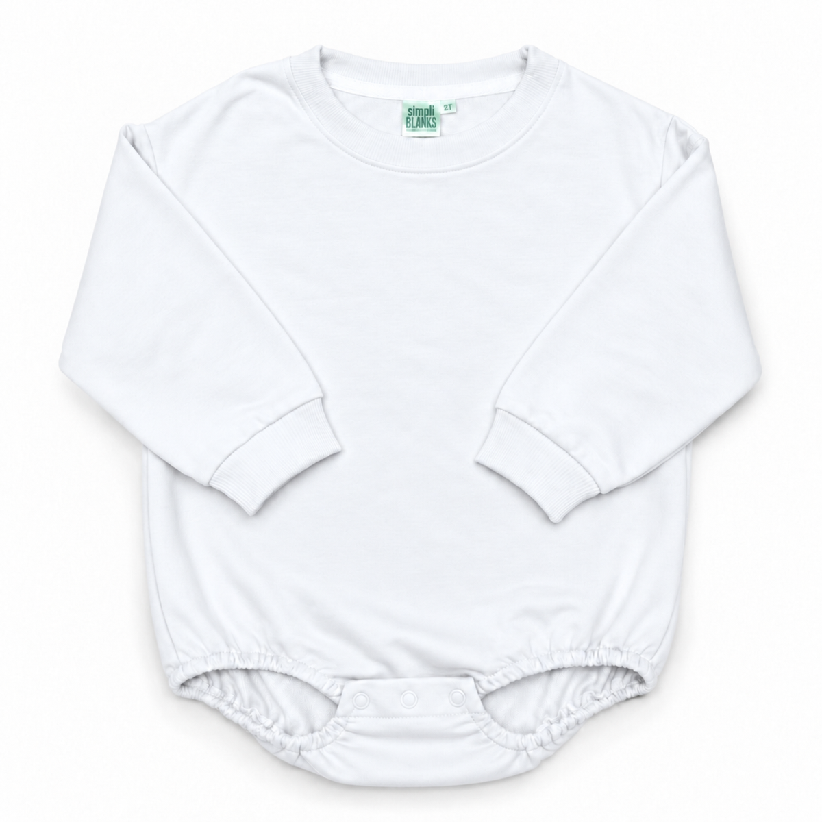 SWBBR- Sweatshirt Romper (White)