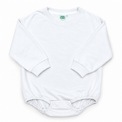 SWBBR- Sweatshirt Romper (White)