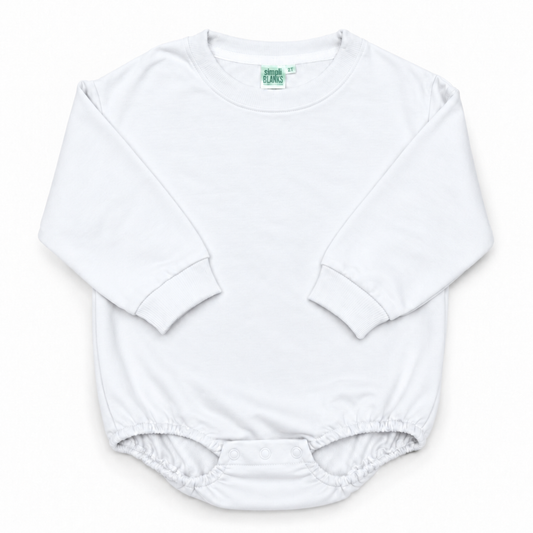 SWBBR- Sweatshirt Romper (White)