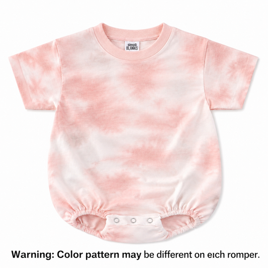 BBR- Baggy Baby Romper (Tie-Dye Rose)