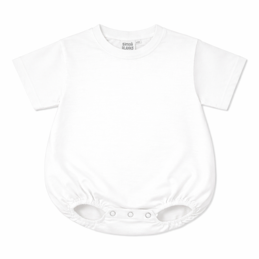 BBR- Baggy Baby Romper (White)