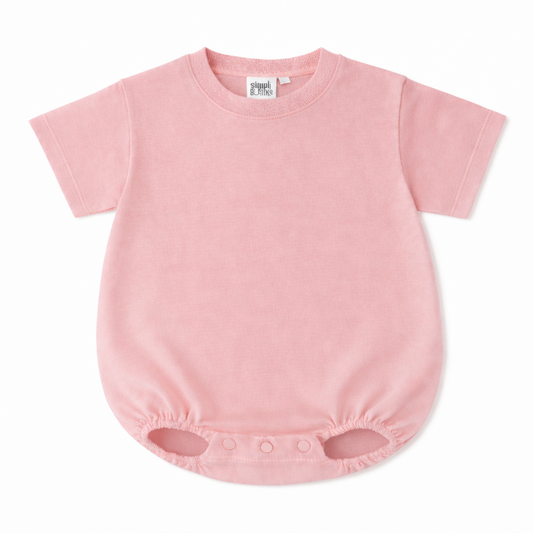 BBR- Baggy Baby Romper (Rose)