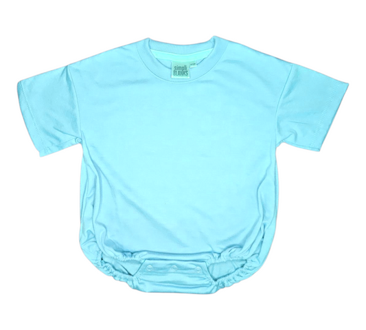 BBR- Baggy Baby Romper (Baby Blue)