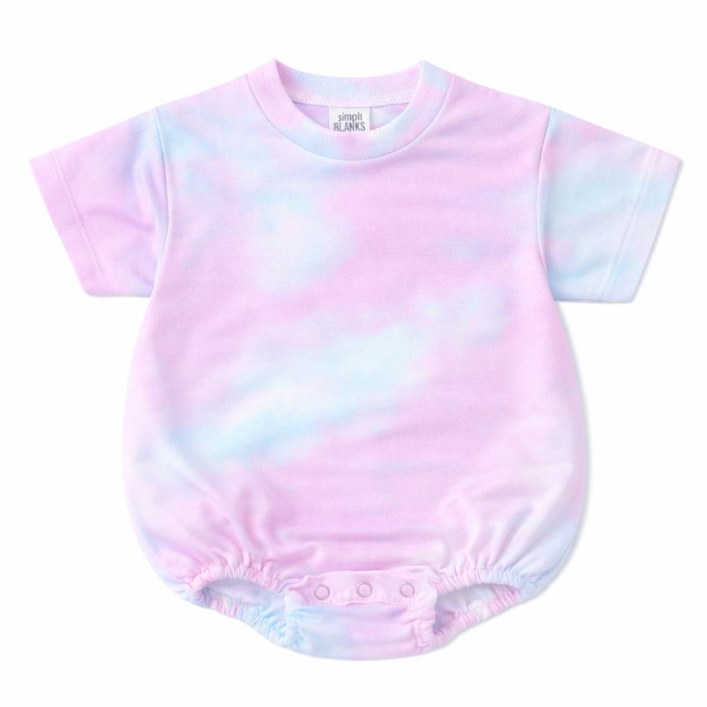 BBR- Baggy Baby Romper (Tie-Dye/Cotton Candy)