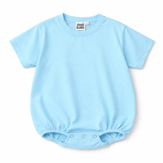 BBR- Baggy Baby Romper (Baby Blue)