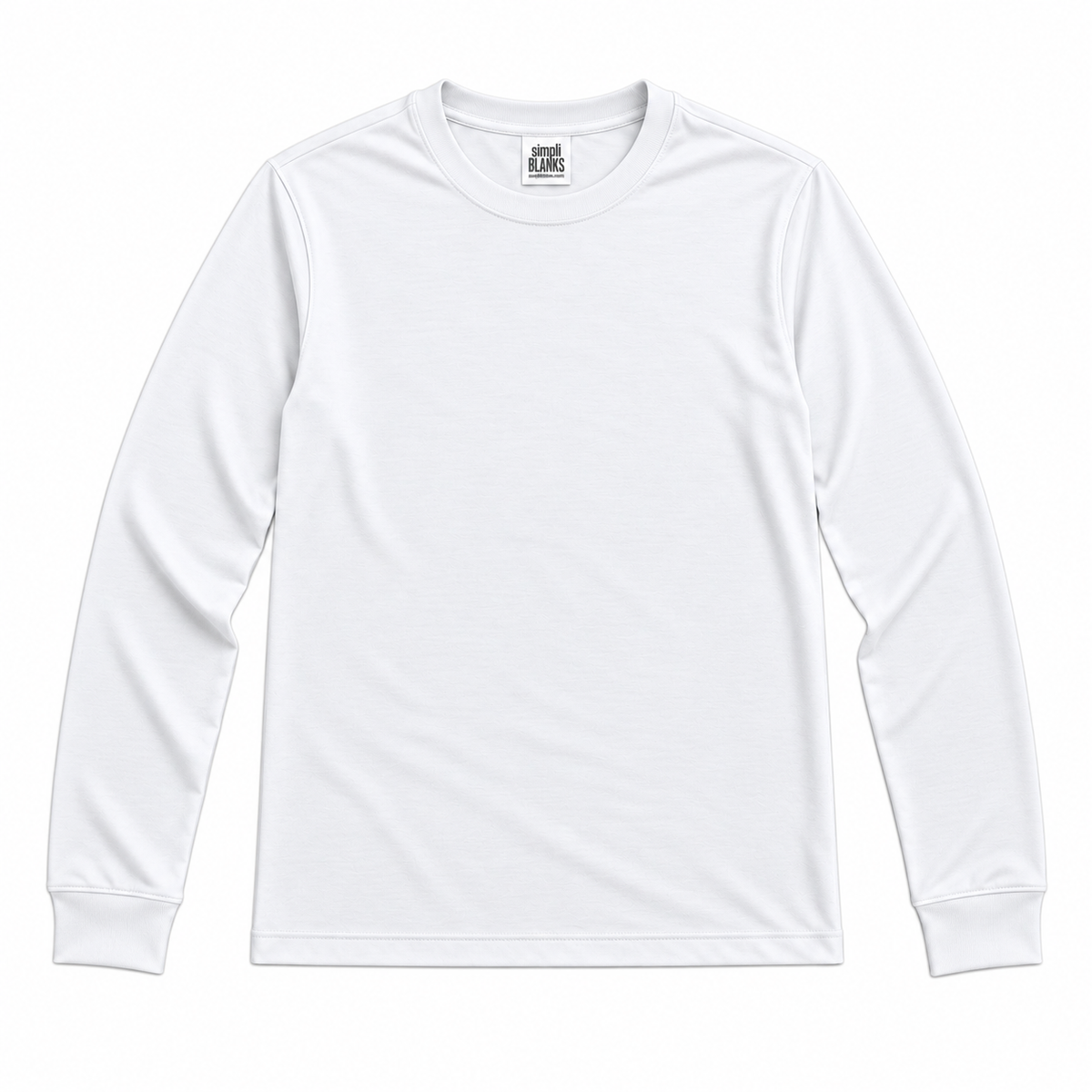 LS- WHITE UNISEX LONG SLEEVE SHIRT