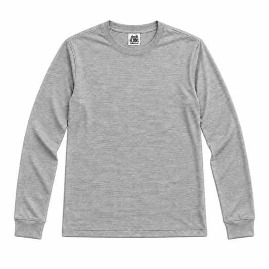 LS- GREY UNISEX LONG SLEEVE SHIRT