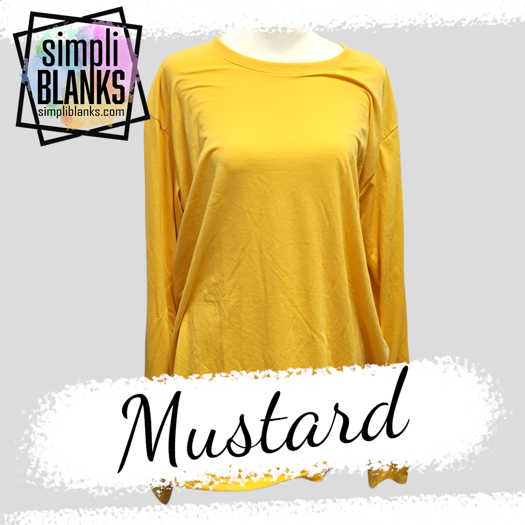 LS- MUSTARD UNISEX LONG SLEEVE SHIRT