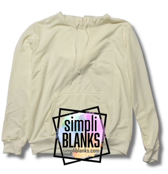 Adult-Sublimation Blank 100% Polyester Colored Sweatshirts (SM-3X) Small / Tan