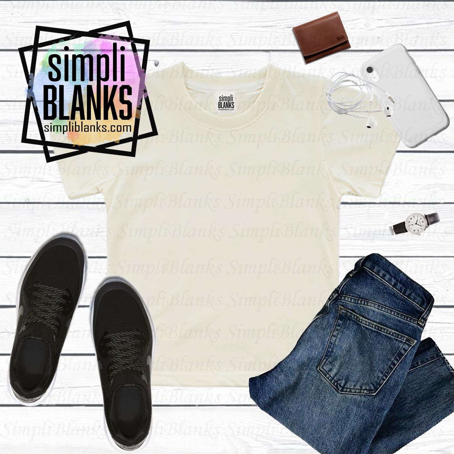 Cream Shirt MockUP (Mens)